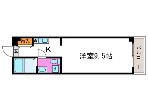 上桂くめマンションの物件間取画像